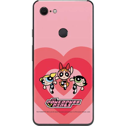 Cartoon Network Powerpuff Girls Hearts Google Pixel 3 XL Skin